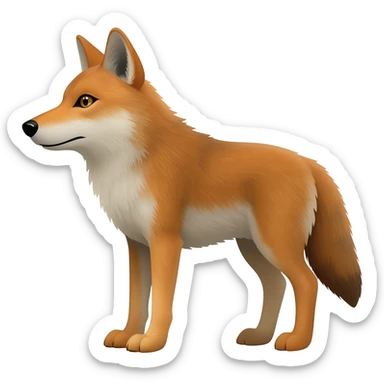 Coyote sticker