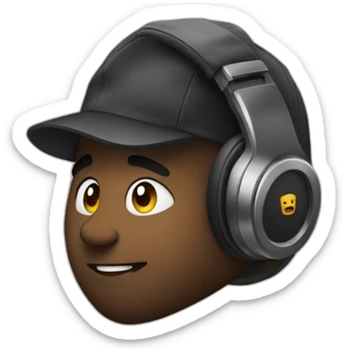 Beatmaker in studio sticker