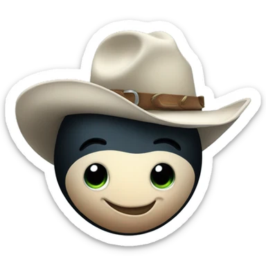 Cowboy killer whale  sticker