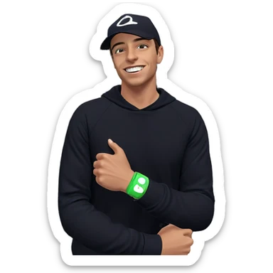 nighttime smile by the road sticker