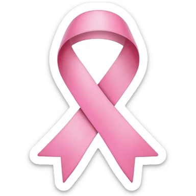 Pink ribbon sticker