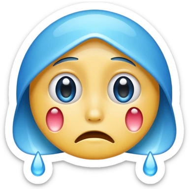cry symbol sticker