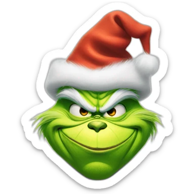 The grinch halloween sticker