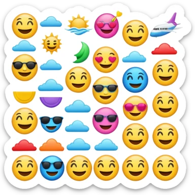 aesthetic travel blog emoji sticker