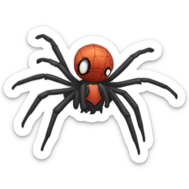spider bit sticker