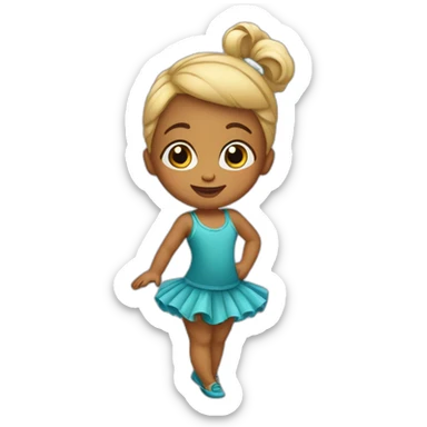Bébé danseuse de jazz  sticker