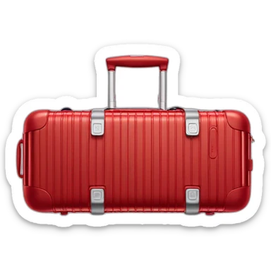 One Rimowa red Essential Cabin S luggage sticker