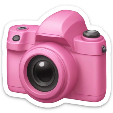 Camara rosa sticker