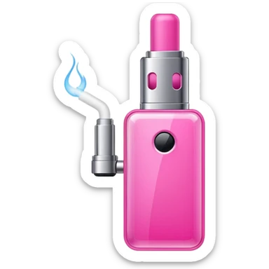A pink vape shaped like an iget bar sticker