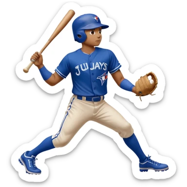MLB TORONTO BLUE JAYS SMASHING THE LA Dodgers sticker