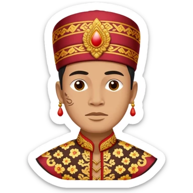 Kala mi'raj dirga laki laki sticker