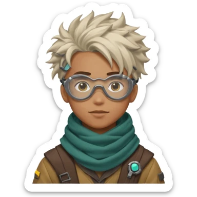 Ekko from the Arcane (a Netflix animation) sticker