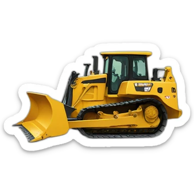 Bulldozer français sticker
