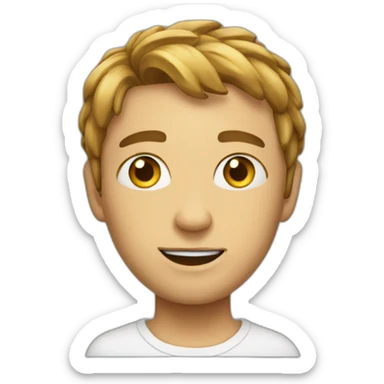 Emoji baisse les yeux sticker