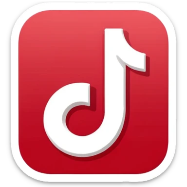 Tiktok logo sticker