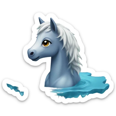 water foal sticker