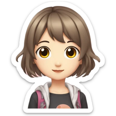 anime girl idol japanese sticker