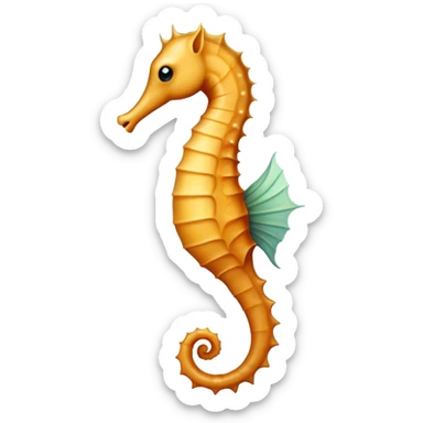 Морской конек sticker