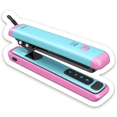 Cute Hair straightner different design, varous color sticker