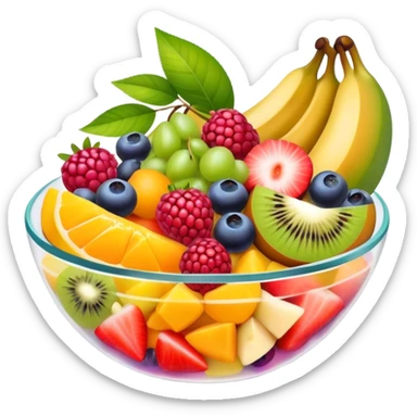 Fruit salad sticker