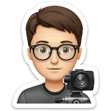 a film maker  sticker