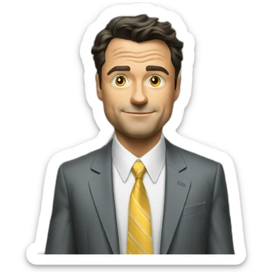 the wolf of wall street with money sticker