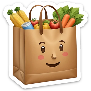  grocery bag sticker