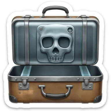Suitcase Sca X ray sticker