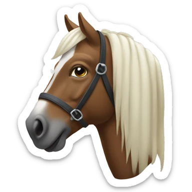 Cheval avec des pouvoirs sticker