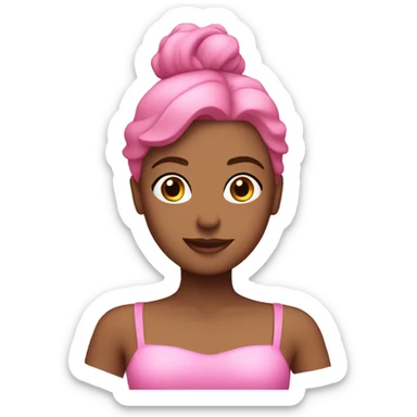 Pink Pilates princess sticker