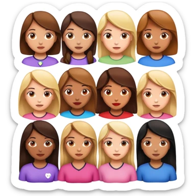 Girls in aed sticker