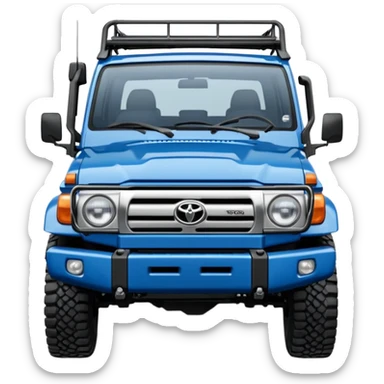Toyota landcruiser 79 series  sticker