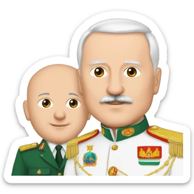 Lukashenko and raketa sticker