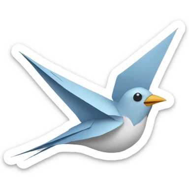 paper swallow sticker