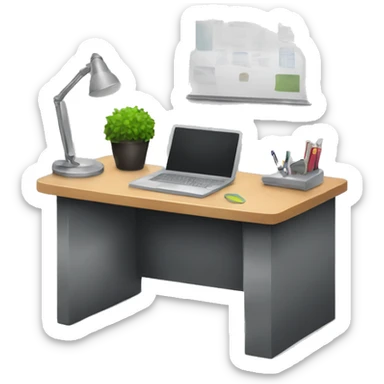 Office desk sticker