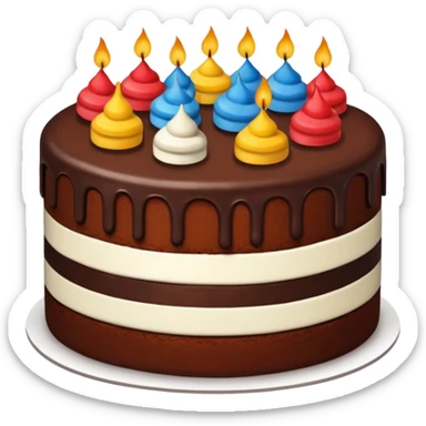 chocolate cake sticker