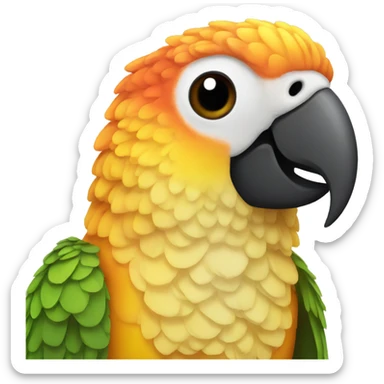 Sun conure sticker
