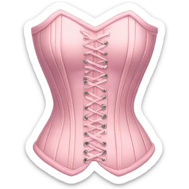 Pastel pink corset  sticker