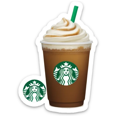 fall starbucks drink  sticker