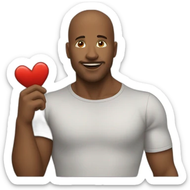 mains tendues avec un coeur sticker