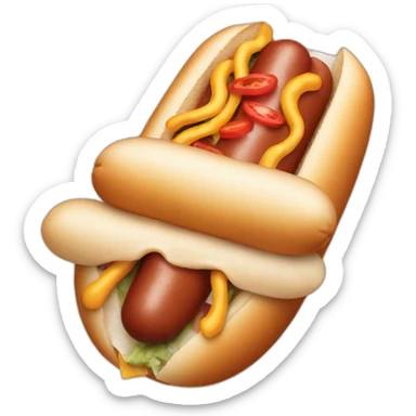 I think you should leave hot dog sticker