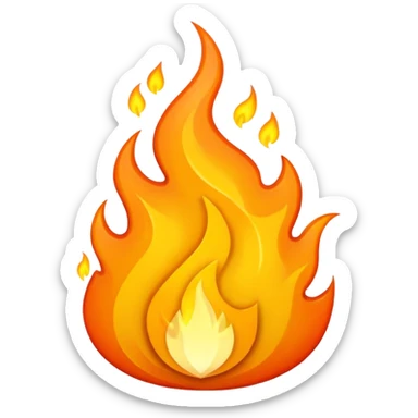 add fire sticker