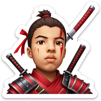 Battle-Ready Samurai sticker