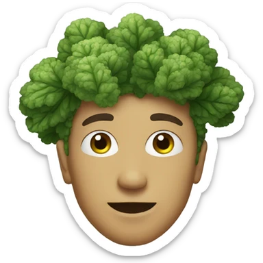 kale man sticker