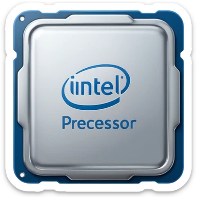 Intel processor sticker