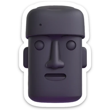 moai emoji sticker