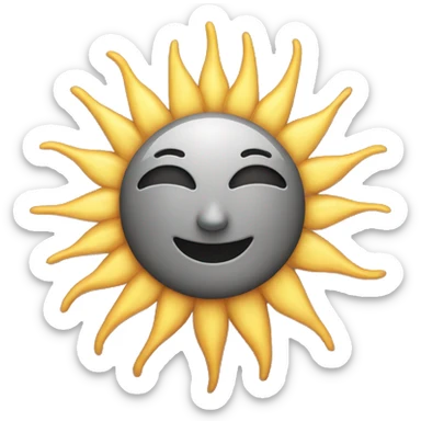 Sun sticker