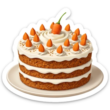 carrot cake oats sticker