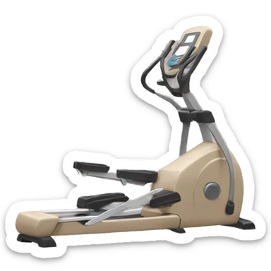 beige gym equipment sticker