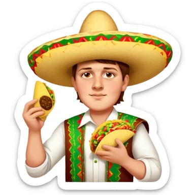 Taco Aficionado sticker